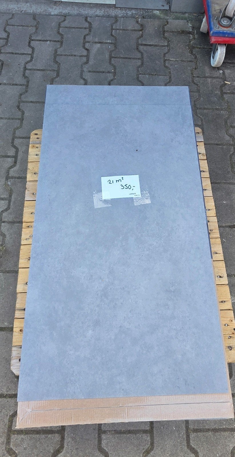pvc tegel 21 m2, Ophalen, Nieuw