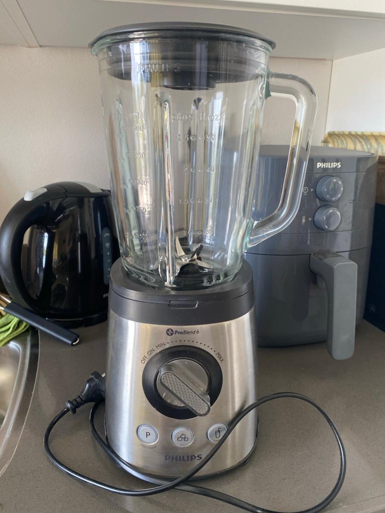 Philips ProBlend 6 Blender - Krachtige Keukenmachine, Ophalen of Verzenden, Gebruikt, Blender