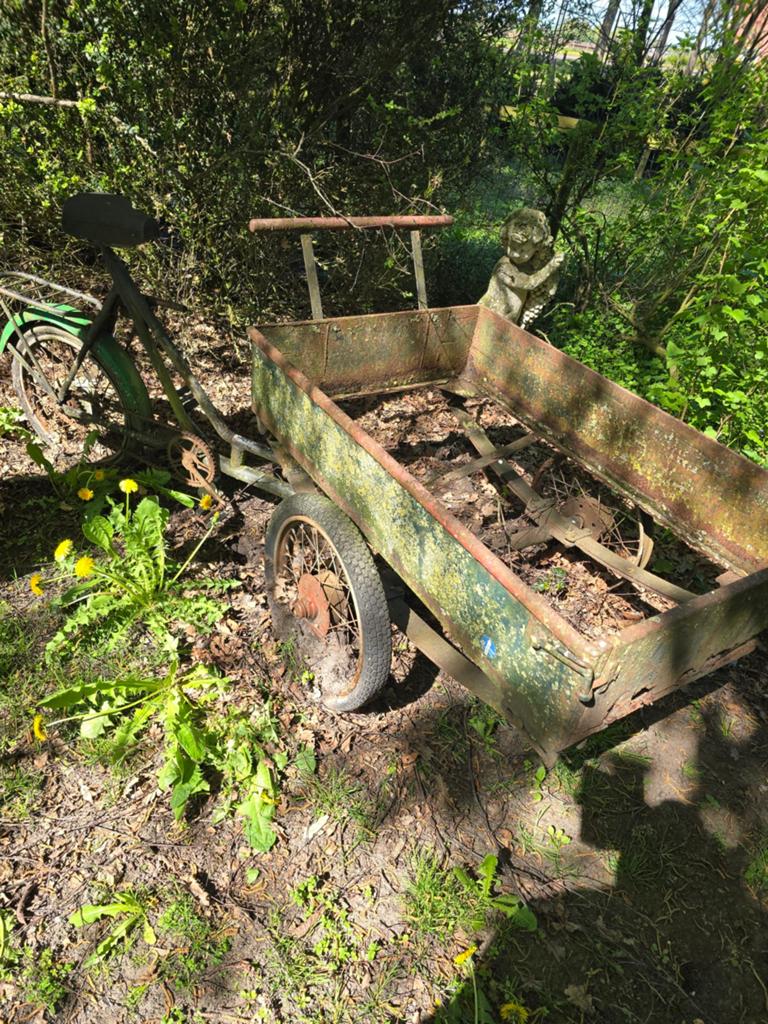 Oude bakfiets opknapper - Uniek project, Ophalen, Gebruikt, Goederen, Overige merken