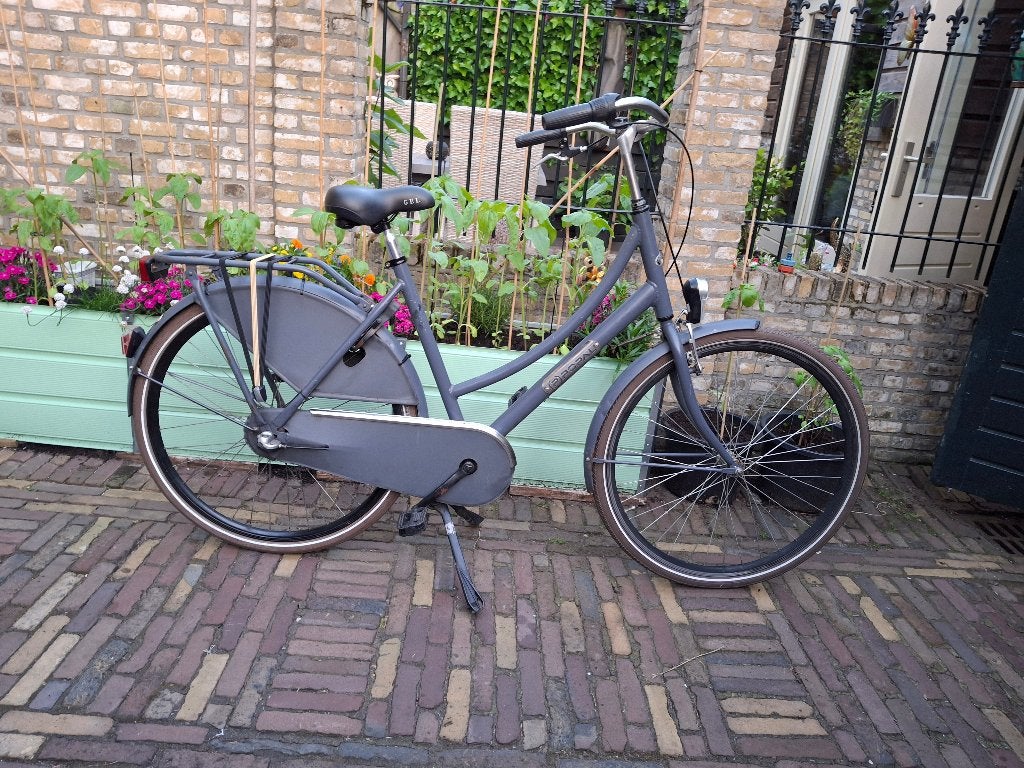 Omafiets meidenfiets, Fietsen en Brommers, Fietsen | Dames | Omafietsen, Ophalen, Terugtraprem, Gebruikt, Versnellingen