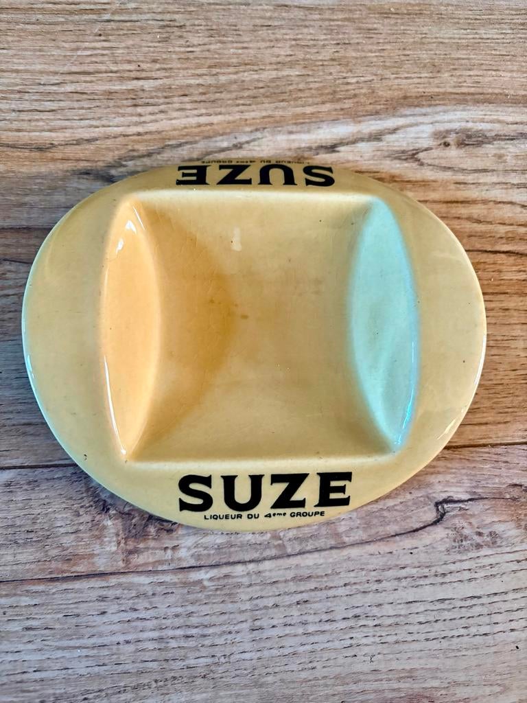 Vintage Suze asbak van Gien France, Verzamelen, Ophalen of Verzenden, Gebruikt, Asbak