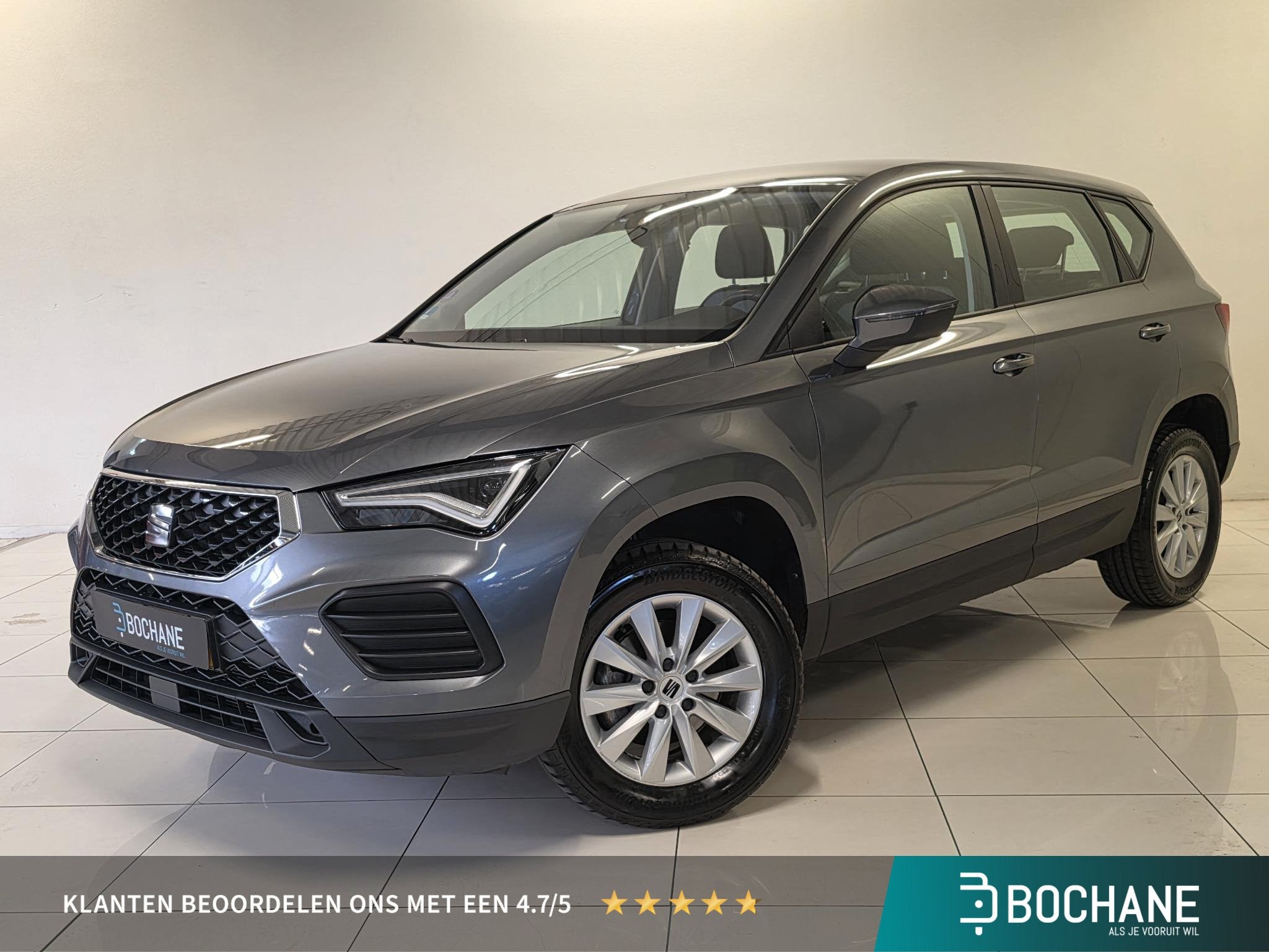 SEAT Ateca 1.0 TSI Reference | Apple Carplay/Android Auto |, Auto's, Voorwielaandrijving, Stof, Gebruikt, Met garantie (alle)