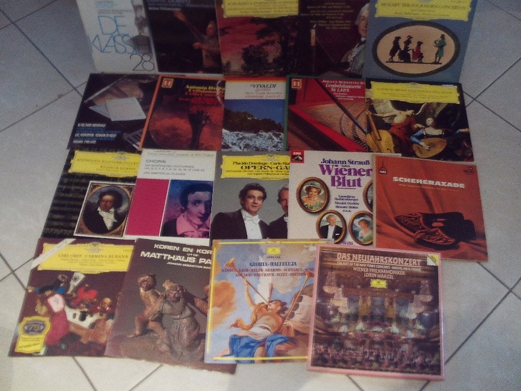 67 LP's met Klassieke Muziek, Cd's en Dvd's, LP, Gebruikt, Overige formaten, Overige typen