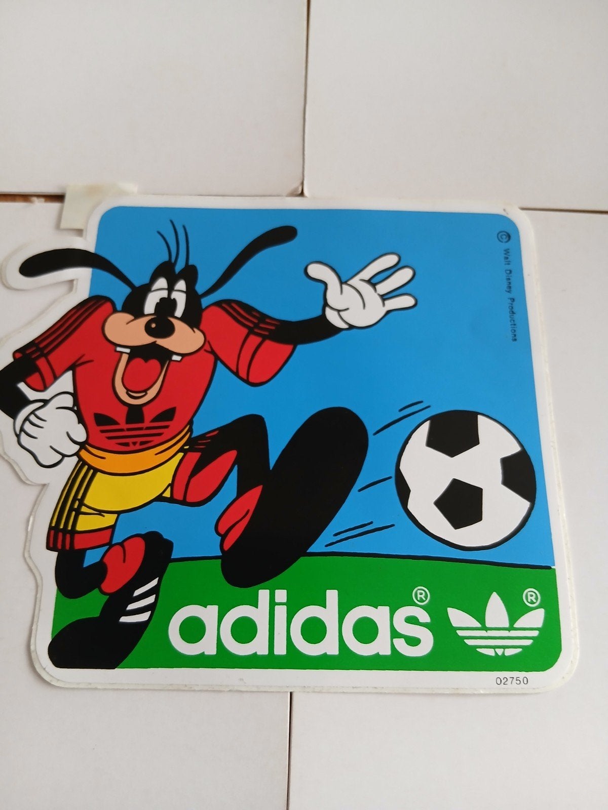 Adidas sticker, Ophalen of Verzenden, Zo goed als nieuw
