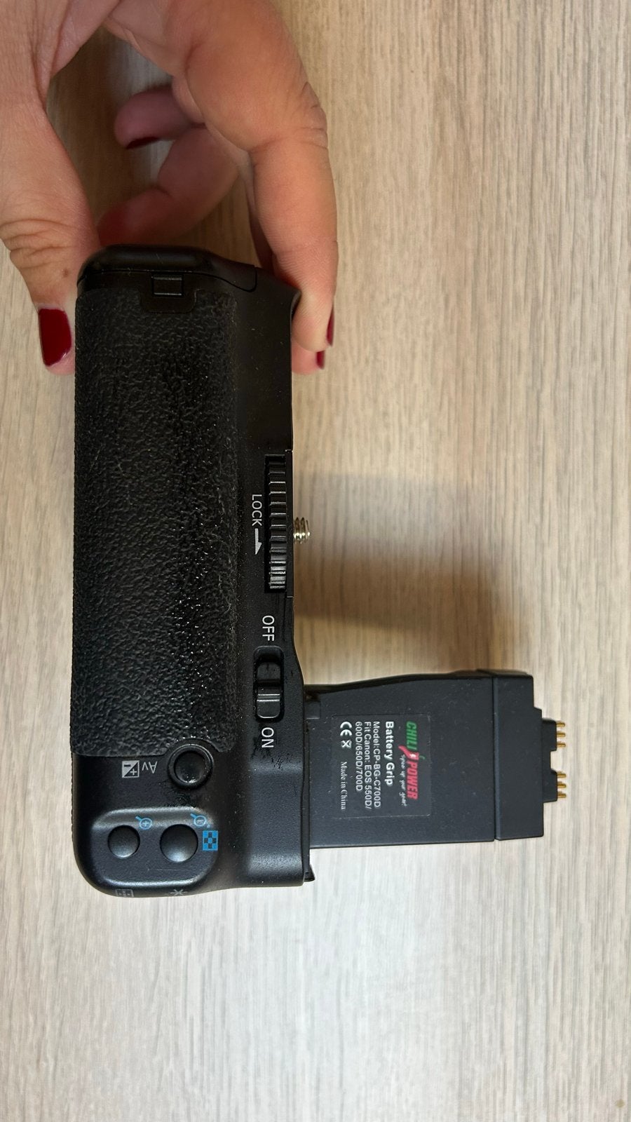 Battery Grip voor Canon EOS 550D/600D/650D/700D, Overige merken, Overige typen, Ophalen of Verzenden, Zo goed als nieuw