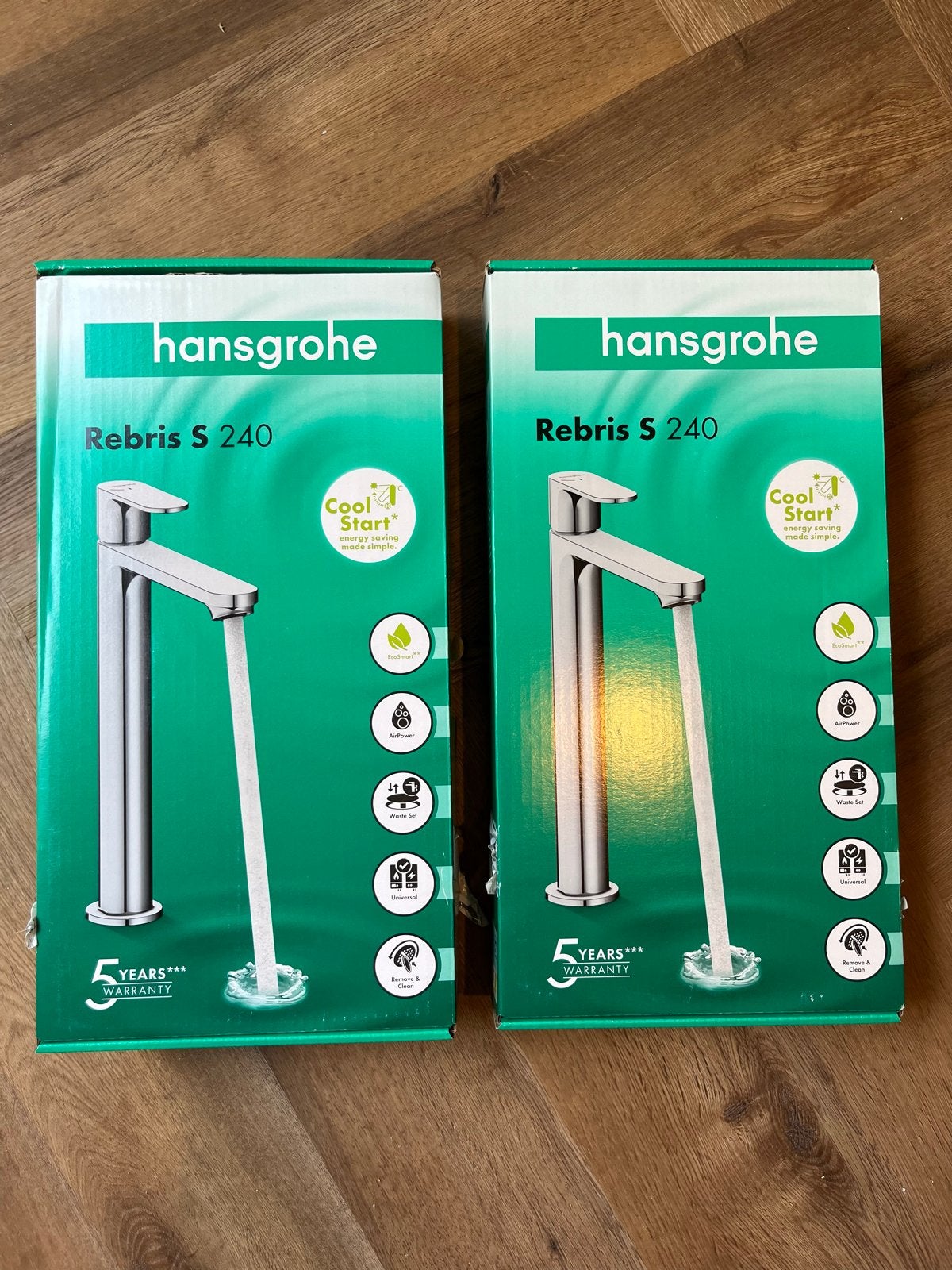 Hansgrohe Rebris S 240 wastafelkraan - Nieuw in doos, Ophalen, Nieuw, Chroom, Kraan