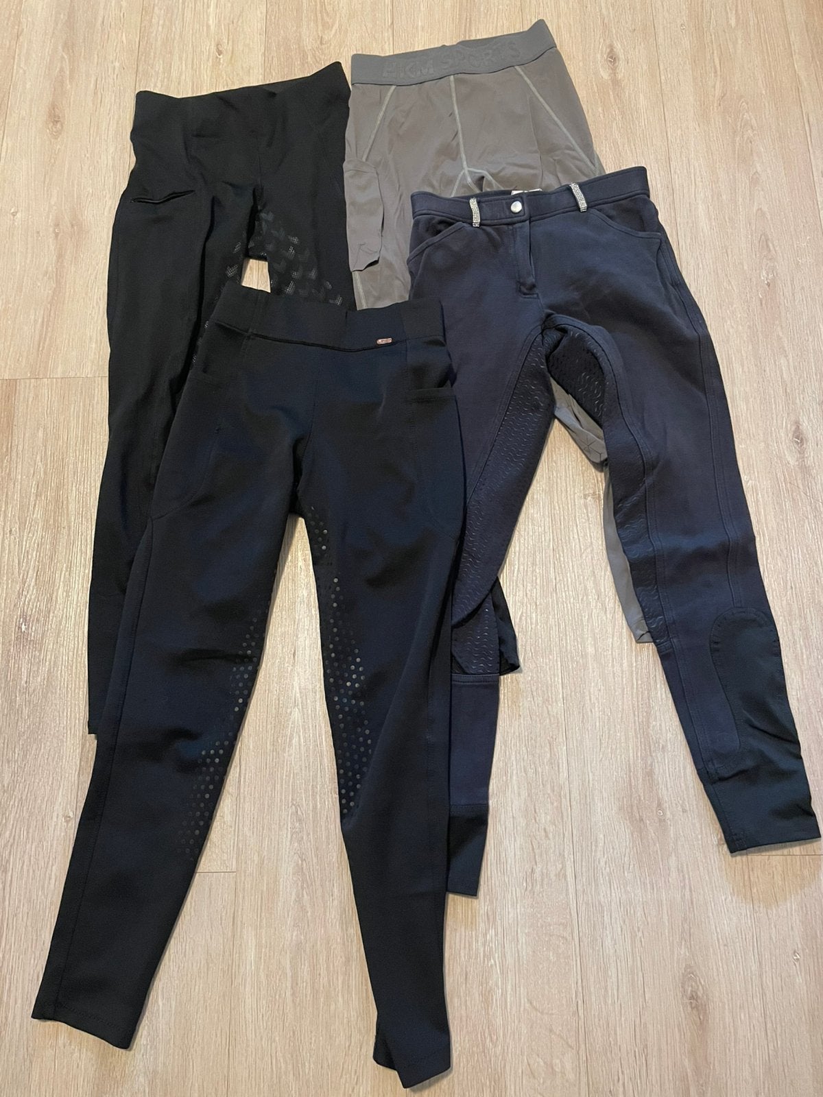 4x Paardrijbroeken maat 32, Dieren en Toebehoren, Paardrijkleding, Ophalen of Verzenden, Zo goed als nieuw, Met grip, Overige maten