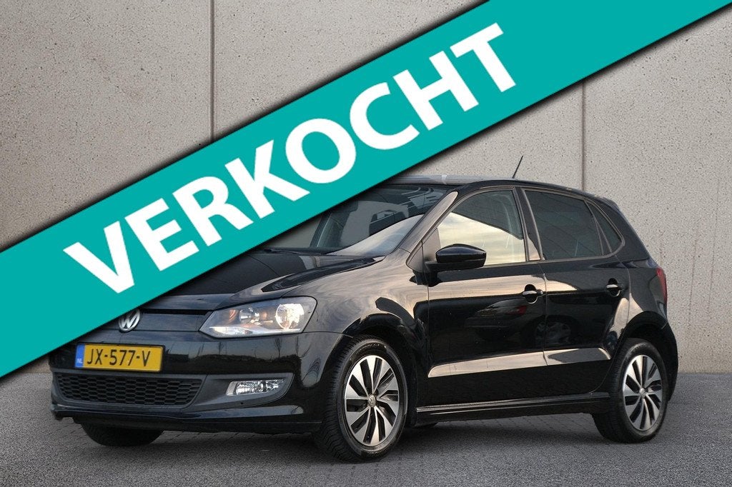 Volkswagen Polo 1.0 BlueMotion Edition | Navigatie | App Con, Voorwielaandrijving, Stof, 95 pk, Zwart