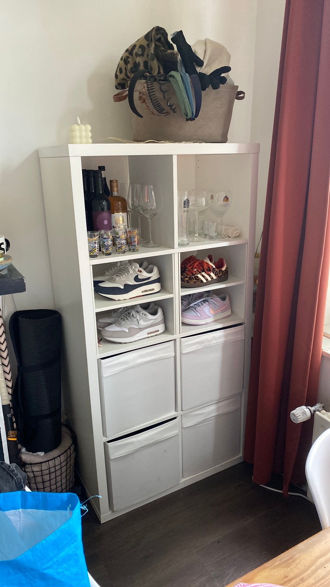 Ikea blokkenkast, Ophalen, Met plank(en), 100 tot 150 cm, 50 tot 100 cm