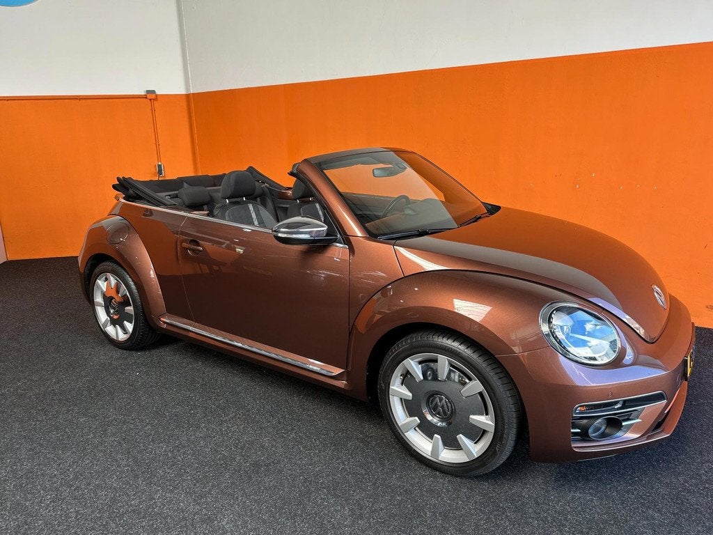 Volkswagen Beetle Cabriolet 1.4 Automaat DSG | Cabrio | Clim, Auto's, Volkswagen, Stof, Gebruikt, 4 cilinders, 4 stoelen