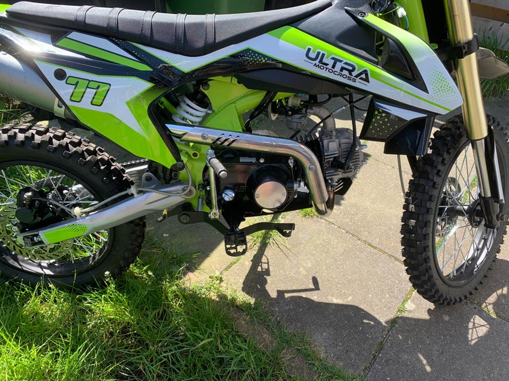 Ultra crossmotor, Nieuw, Schijfrem, Dirtbike, 125 cc
