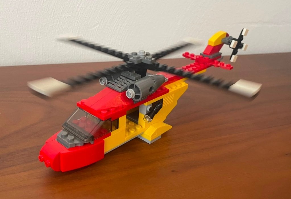 Lego Creator 5866 3in1 Helikopter / Dubbeldekker / Motorboot, Gebruikt, Lego, Compleet, Ophalen of Verzenden