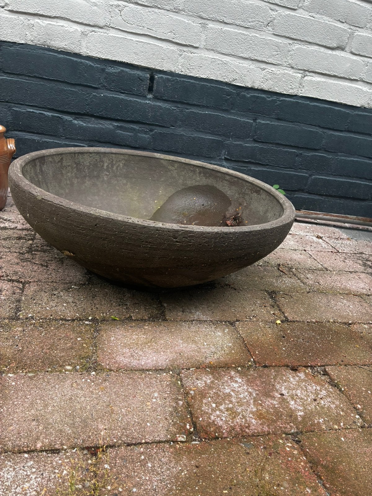 Bloembak steen, Tuin en Terras, Ophalen, Steen, Minder dan 30 cm, Rond