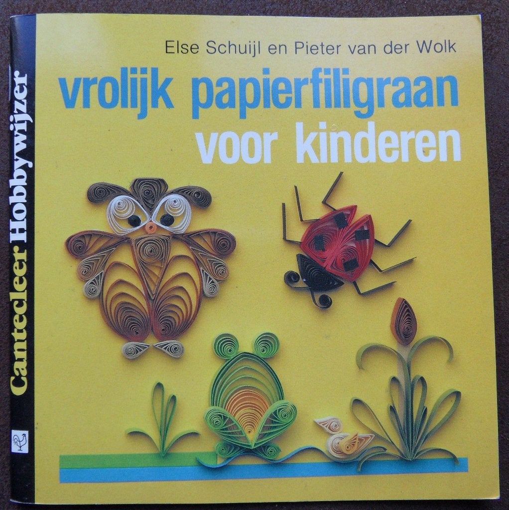 Hobbyboekje Vrolijk papierfiligraan voor kinderen, Boeken, Ophalen of Verzenden, Zo goed als nieuw, Scrapbooking en Knutselen