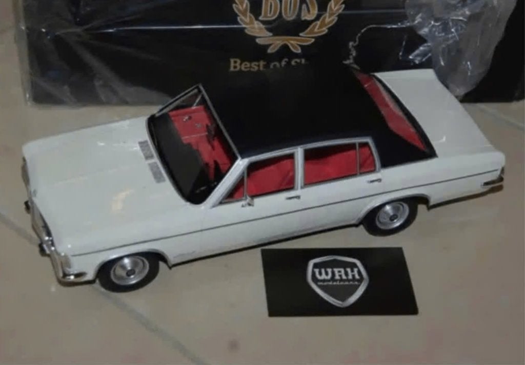 1:18 OPEL ADMIRAL B white BOS models BOS045 in box WRH, Hobby en Vrije tijd, Modelauto's | 1:18, Verzenden, Zo goed als nieuw
