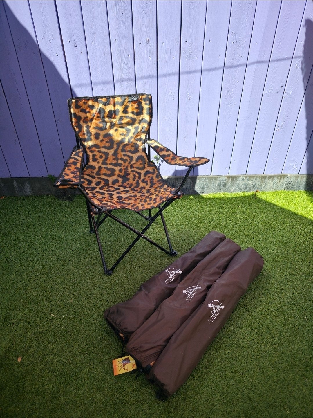 camping stoelen 4 stuks, Caravans en Kamperen, Ophalen, Zo goed als nieuw, Campingstoel
