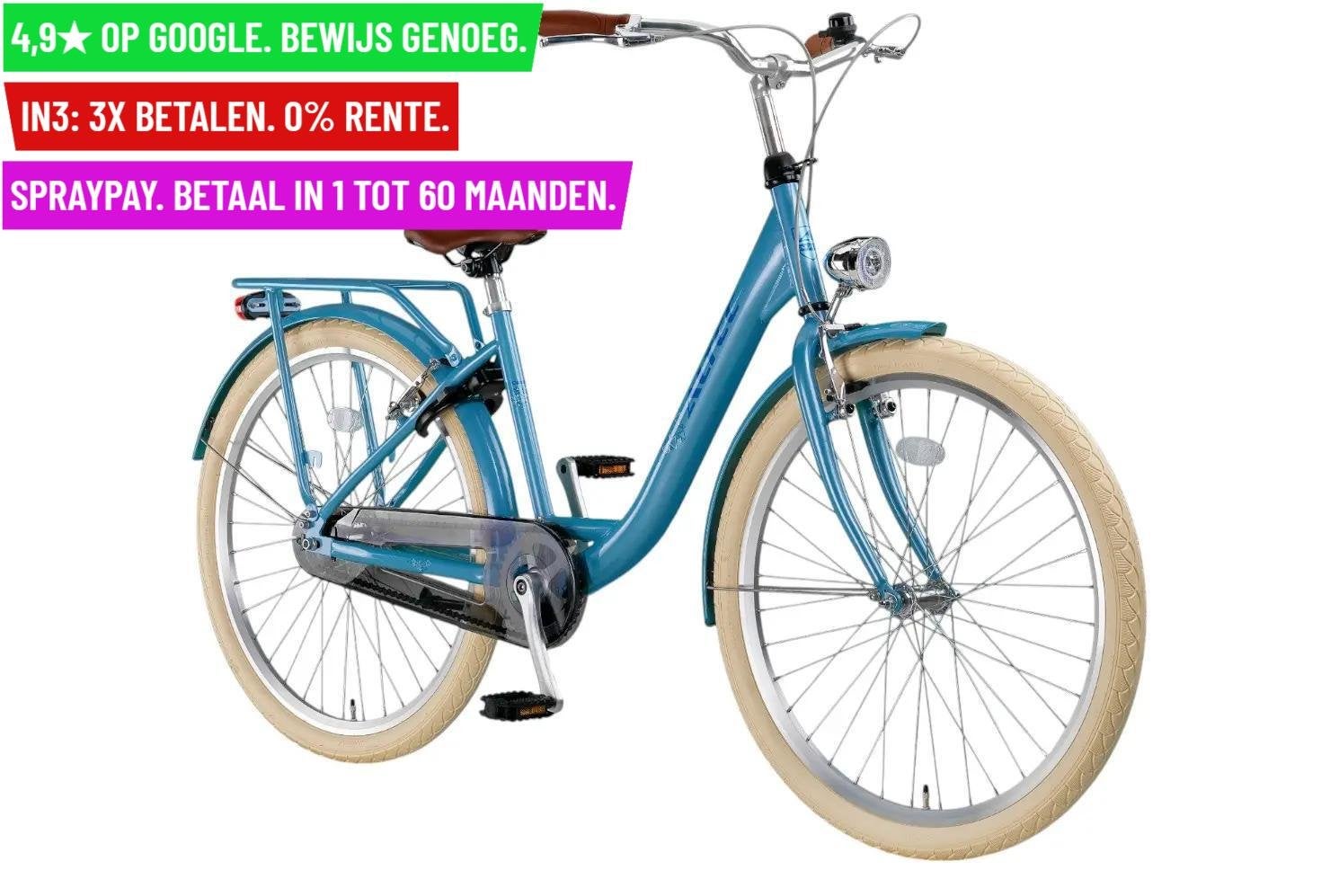 +Altec Candy 26 inch Girls' Bike Sky Blue- Garantie/Levering, Overige merken, 9713 Bv Groningen, Nieuw, 56 cm of meer