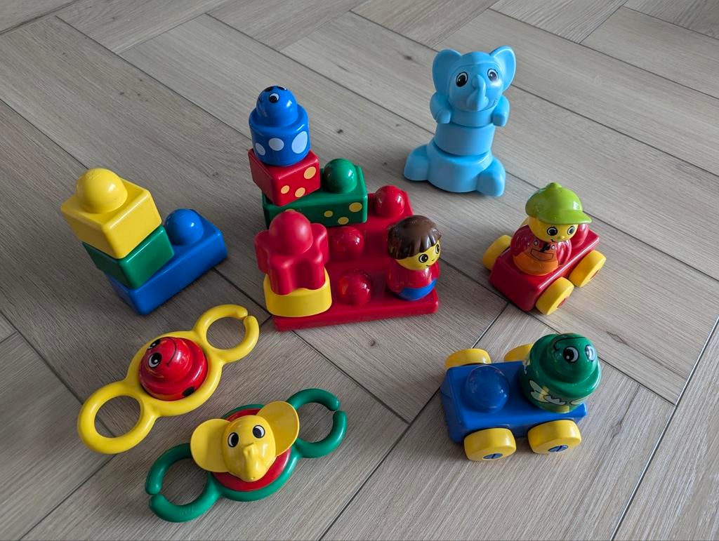 Duplo Primo Lego olifant stapelblokken set 2, Ophalen of Verzenden, Zo goed als nieuw