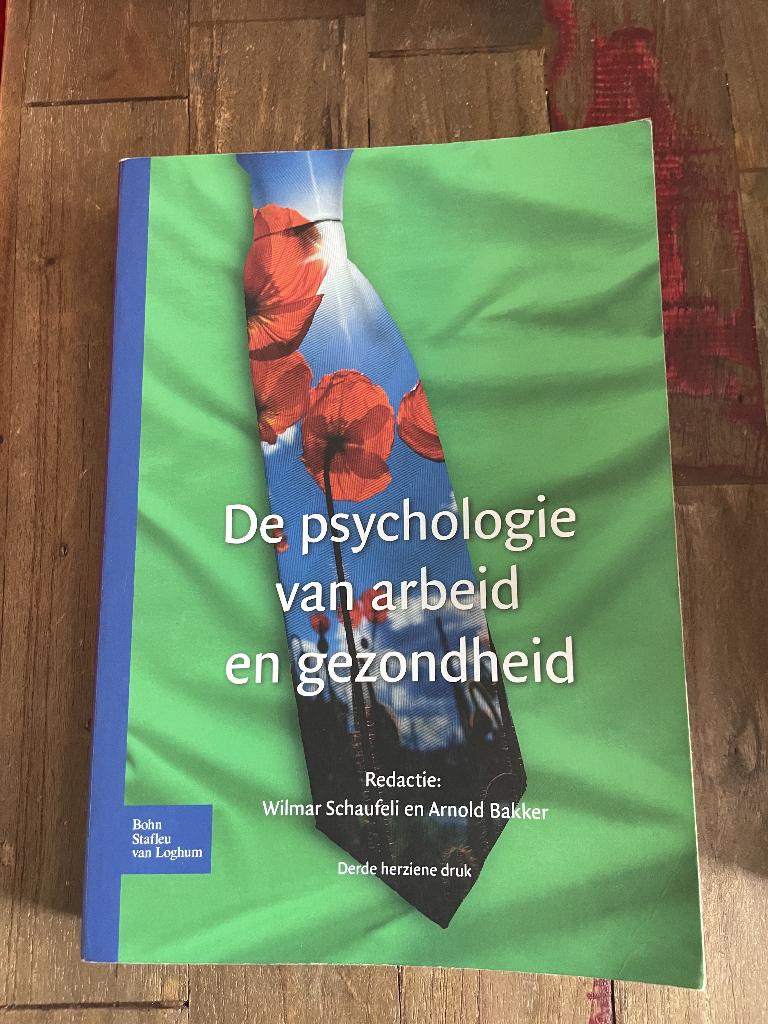 De psychologie van arbeid en gezondheid, Boeken, Studieboeken en Cursussen, Zo goed als nieuw, HBO, Gamma, Ophalen of Verzenden