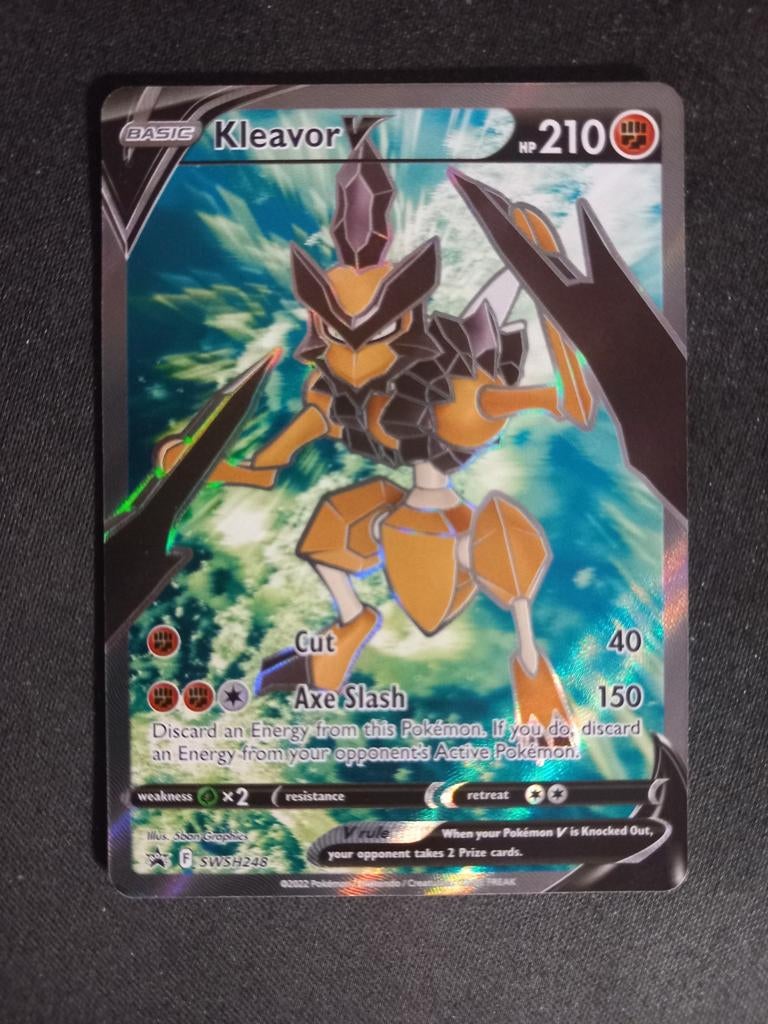 Pokemon Kleavor V SWSH248 Black Star Promo NM, Verzenden, Zo goed als nieuw, Losse kaart, Foil