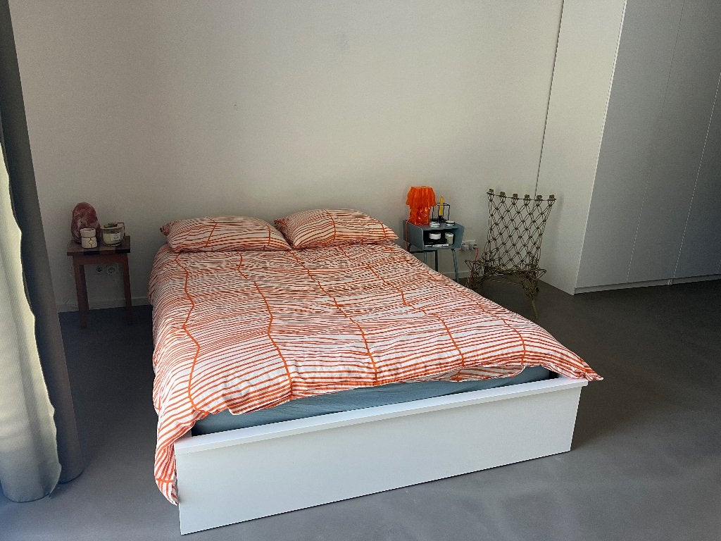 Ikea malm 140, Ophalen, Gebruikt, Wit, Tweepersoons