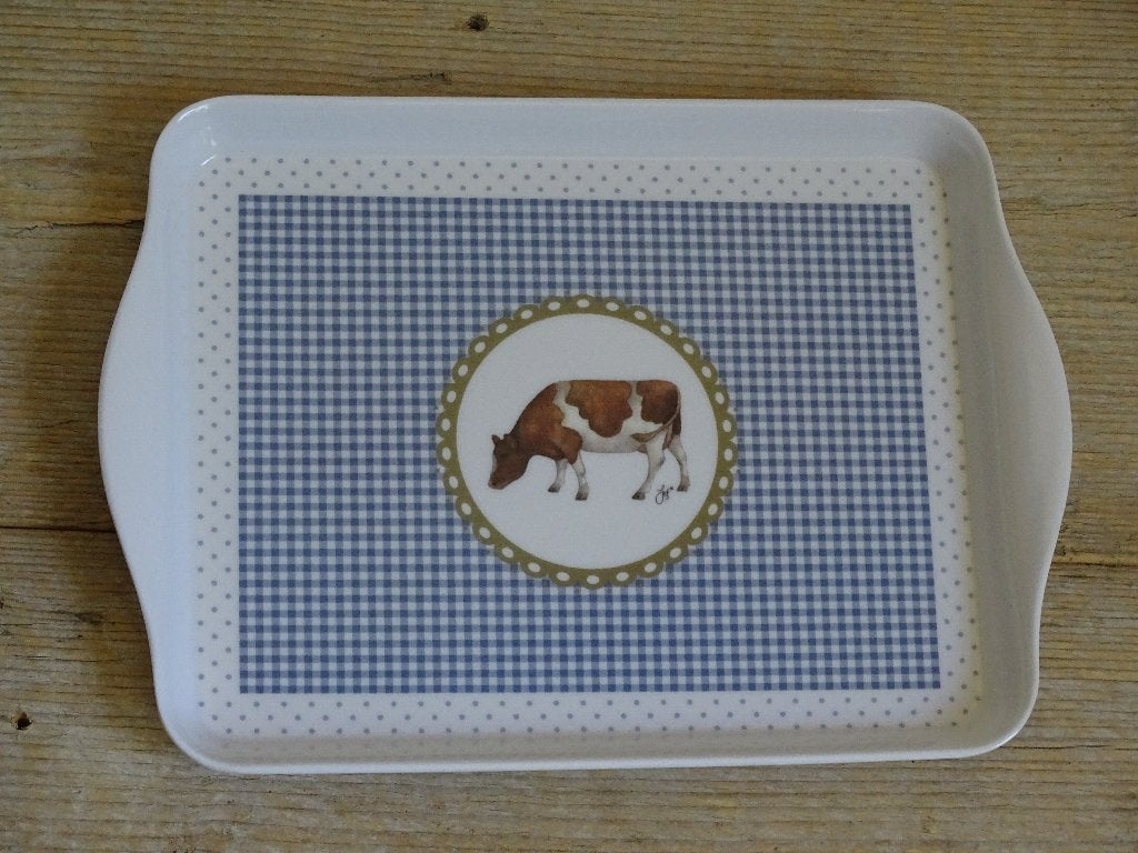 Servies, Jet (by Ter Steege) HAPPY COW, z.g.a.n., Kunststof, Ophalen of Verzenden, Zo goed als nieuw, Overige stijlen