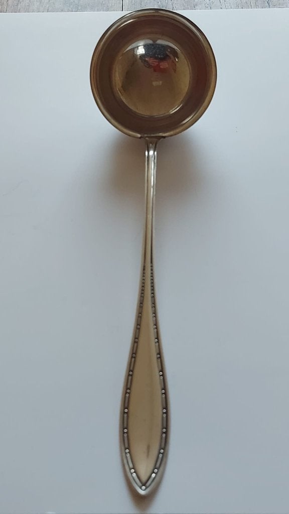 Wellner verzilverde soeplepel Vintage, Antiek en Kunst, Ophalen of Verzenden