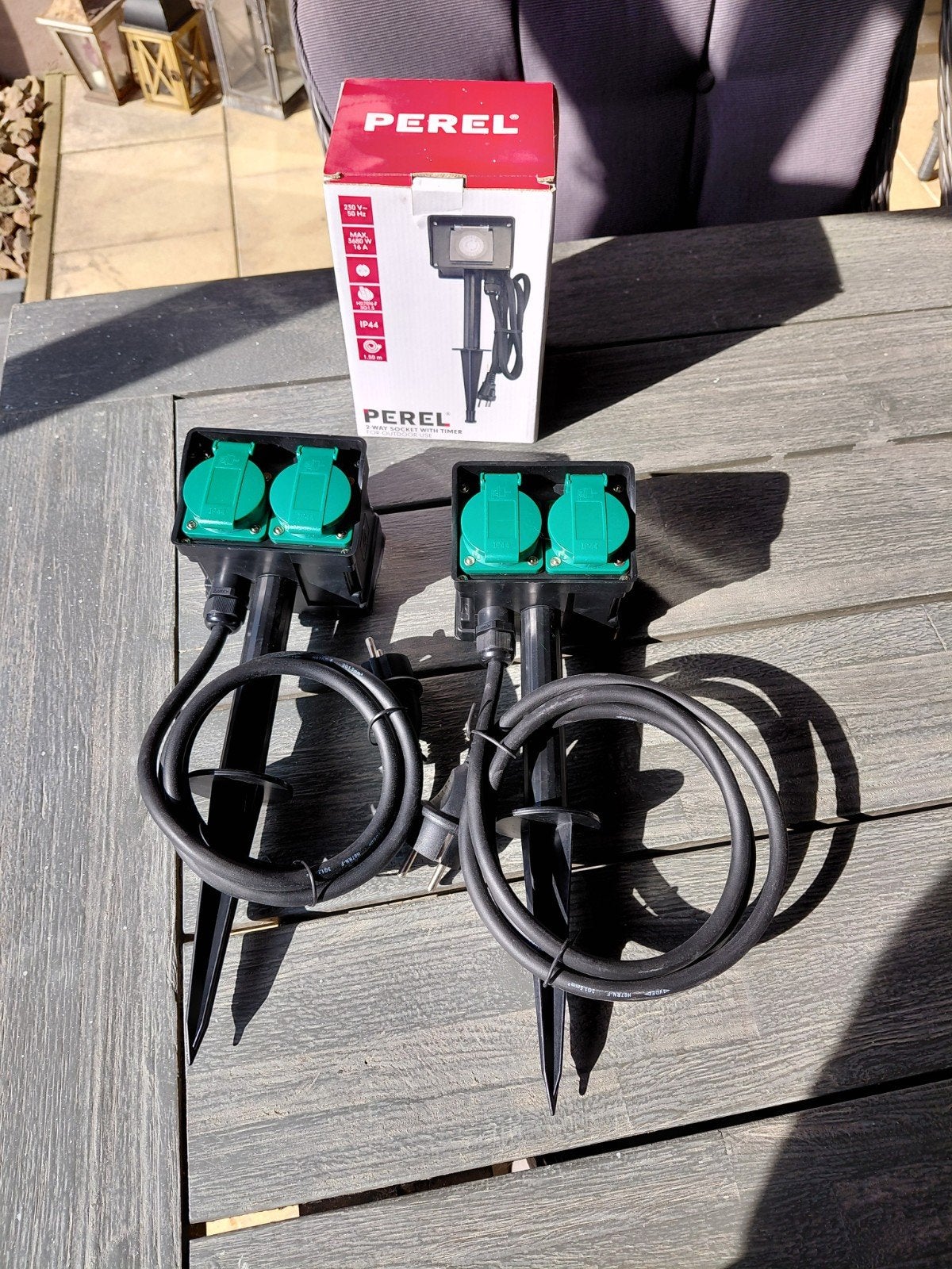 2 x tuincontactdoos.  Nieuw in doos., Ophalen of Verzenden, Nieuw
