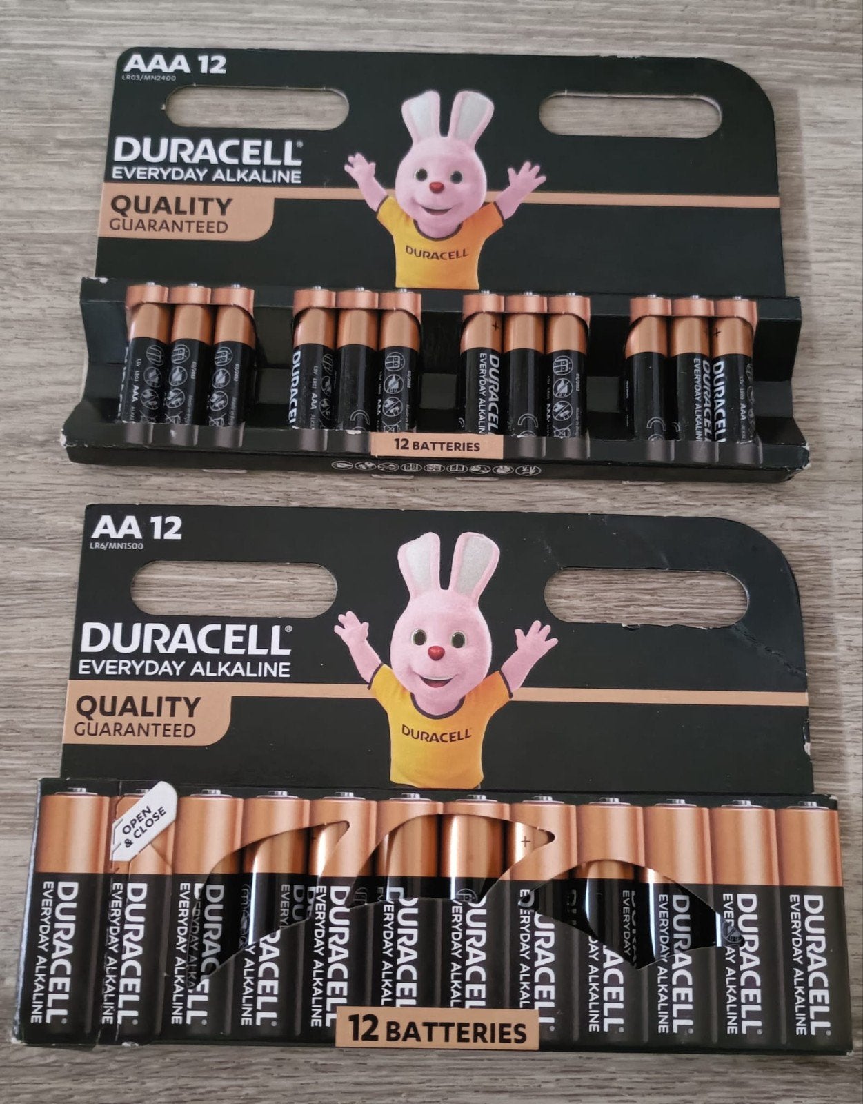 Duracell Everyday Alkaline AAA en AA batterijen  NIEUW, Ophalen of Verzenden, Nieuw