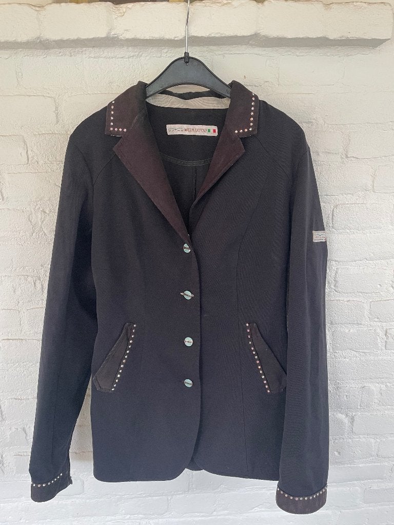 Animo rijjasje zwart maat IT44 NL38, Dieren en Toebehoren, Paardrijkleding, Gebruikt, Animo, Ophalen of Verzenden, Springen