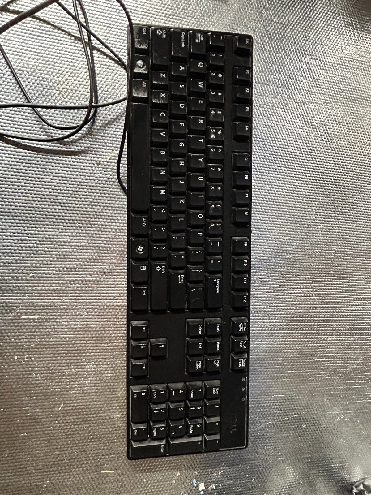 Dell KB1421 Bedraad Toetsenbord - QWERTY, Computers en Software, Gebruikt, Ophalen of Verzenden, Qwerty, Numeriek gedeelte