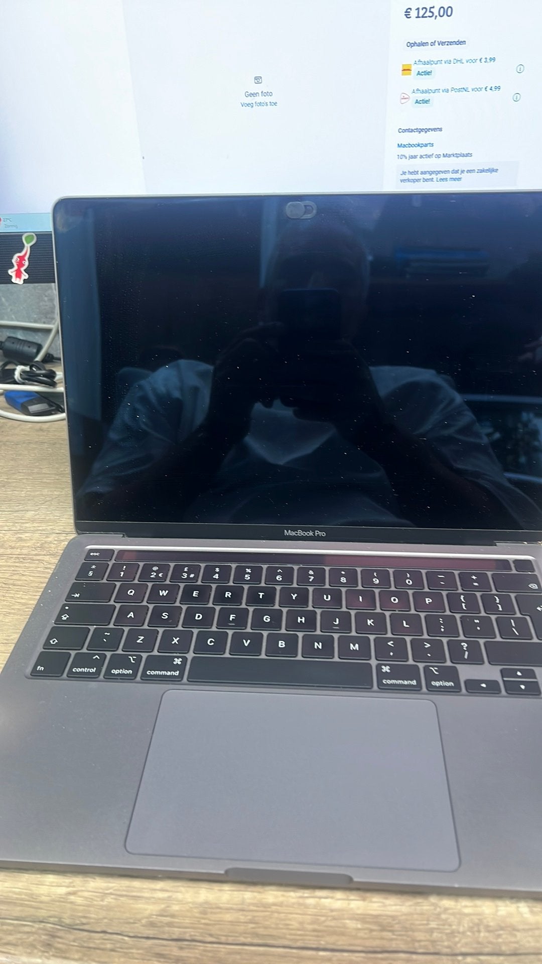 Scherm voor MacBook Pro 13 inch  A1989, A2251 en A2159, Gebruikt, Ben, DDR3, Ophalen of Verzenden