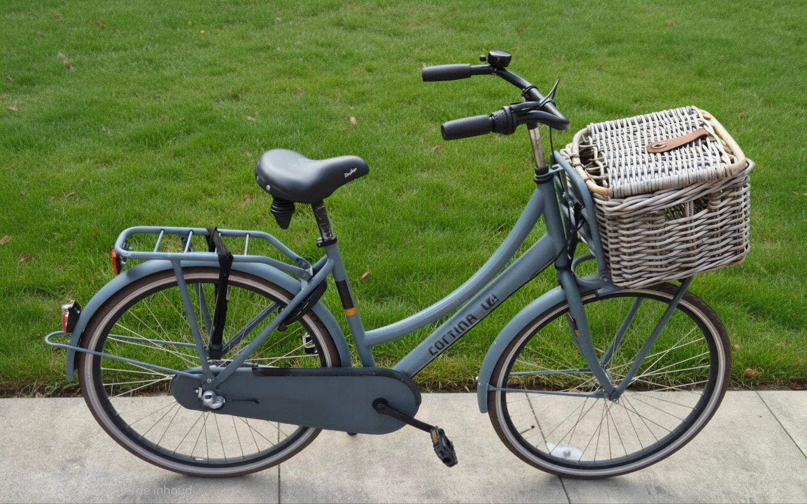Cortina U4 Transportfiets met mand, Terugtraprem, Gebruikt, 47 tot 50 cm, Versnellingen