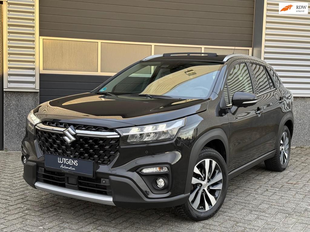Suzuki S-Cross 1.5 Hybrid Pano 360 camera dodehoek, Gebruikt, Zwart, 4 cilinders, Leder en Stof