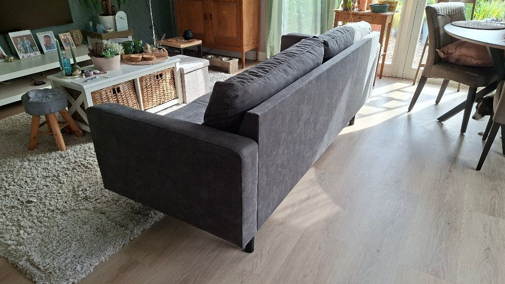 bank, Huis en Inrichting, Ophalen, Gebruikt, Driepersoons, 75 tot 100 cm