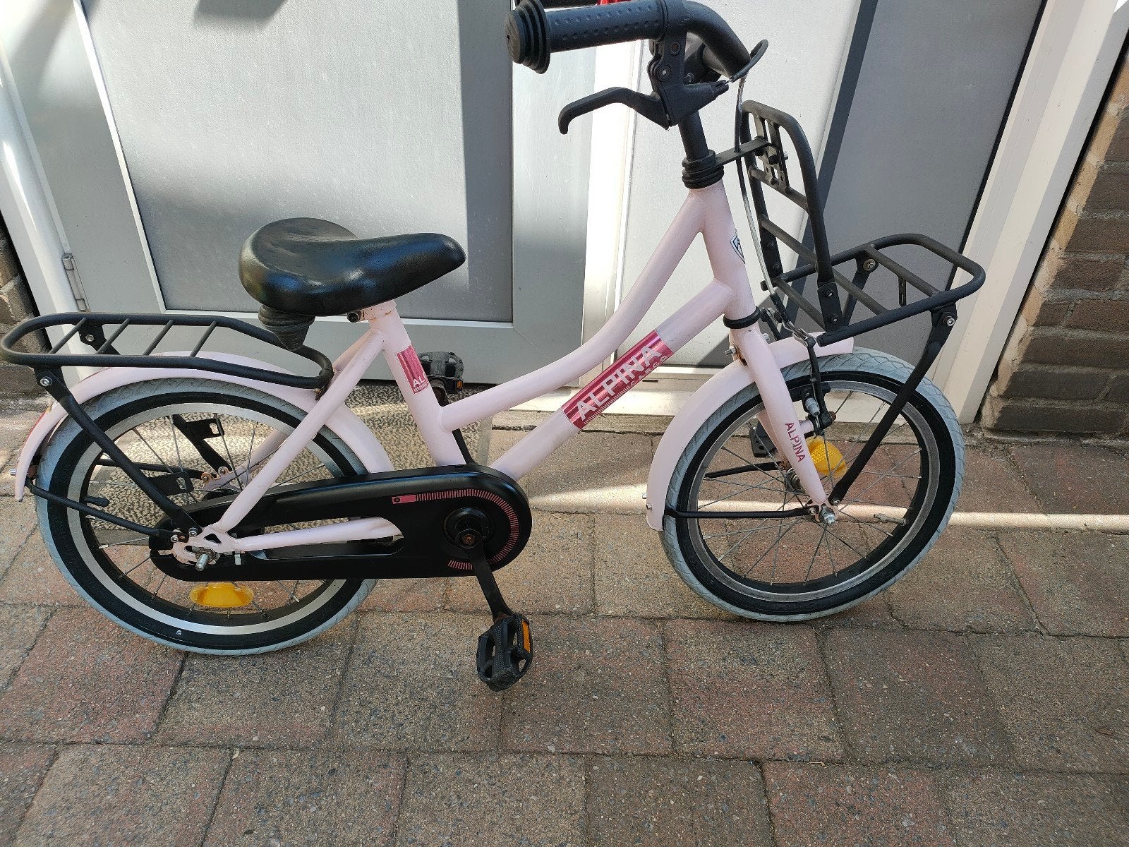 16 inch Alpina Cargo kinderfiets, Ophalen, Terugtraprem, Alpina Cargo, 16 tot 20 inch