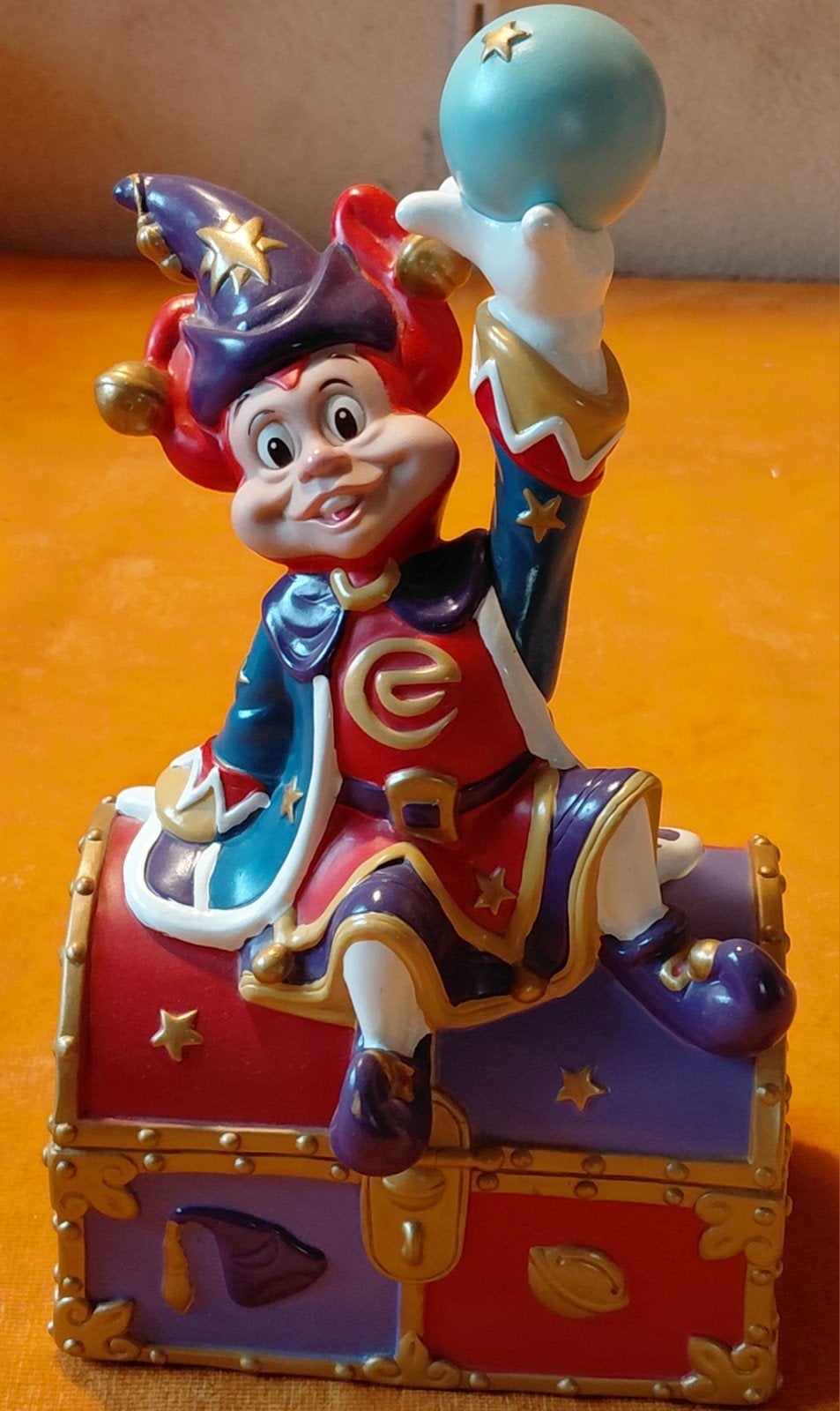 (158) Efteling Jokie de Pretneus spaarpot ABN AMRO 11x7x20cm, Ophalen of Verzenden, Gebruikt, Beeldje of Poppetje