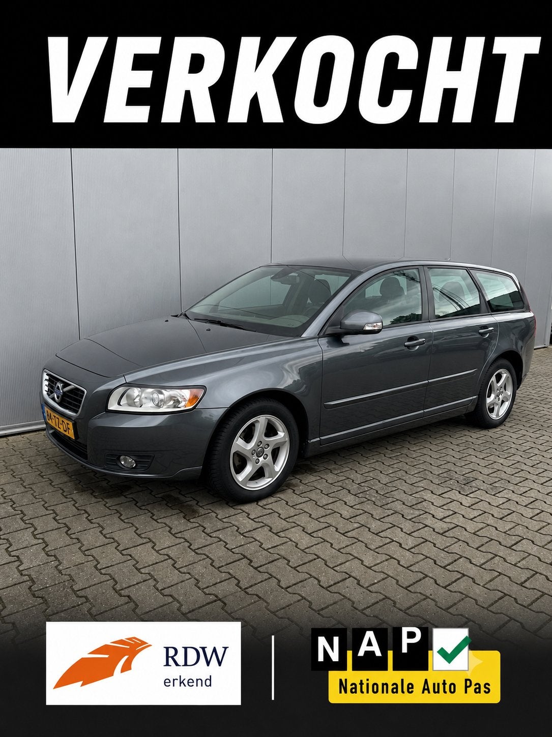 Volvo V50 2.0 Flexifuel 2011 *NAP * VOLLEDIG ONDERHOUD*, Auto's, 4 cilinders, Origineel Nederlands, 1279 kg, V50