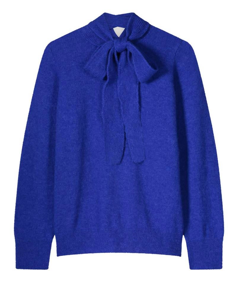 Summum Woman kobalt blauwe trui met mooie strik maat M, Kleding | Dames, Truien en Vesten, Ophalen of Verzenden, Nieuw, Maat 38/40 (M)