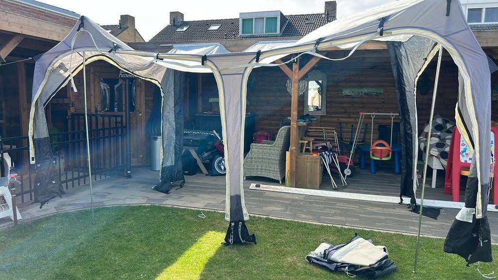 Voortent voor onder de omnistore, Tuin en Terras, Overkappingen, Ophalen of Verzenden, Zo goed als nieuw, Serre