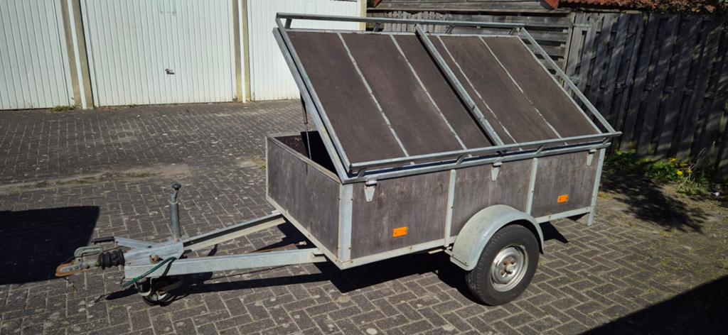 Mooie grote bagagewagen met klep, Auto diversen, Aanhangers en Bagagewagens, Ophalen of Verzenden