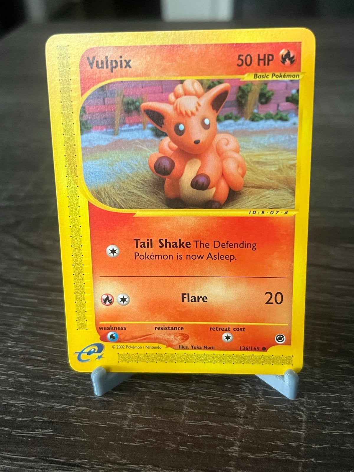 Vulpix 136/165 Expedition EX+, Ophalen of Verzenden, Zo goed als nieuw, Losse kaart