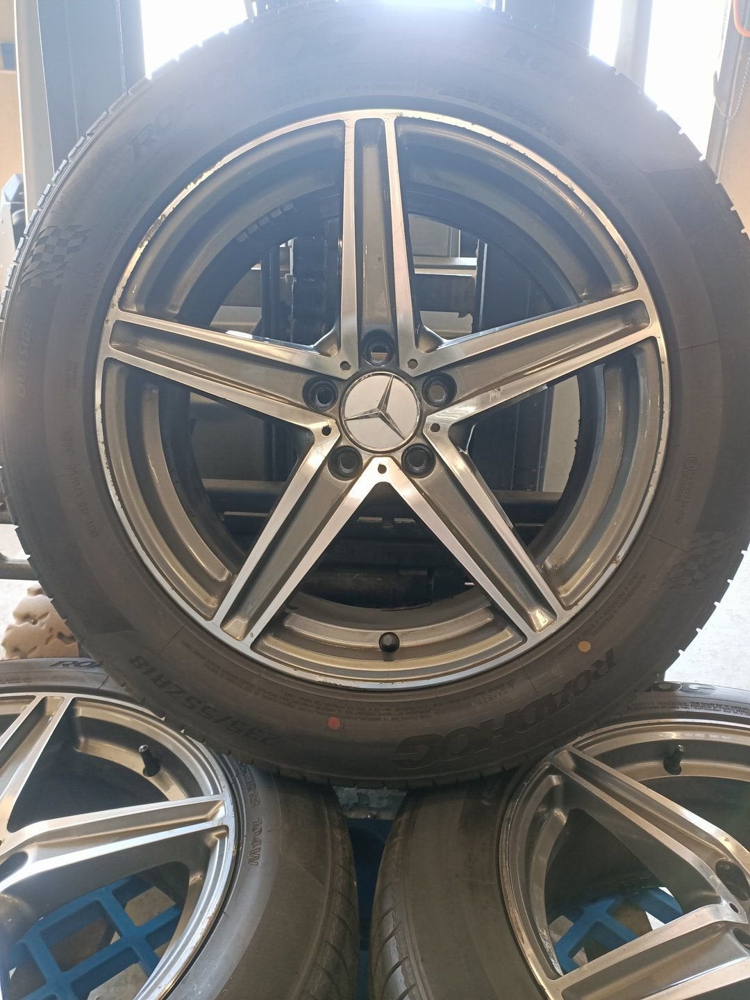 Mercedes Vito lichtmetaal velgen 18"inch 5x112, Gebruikt, -, -, Banden en Velgen