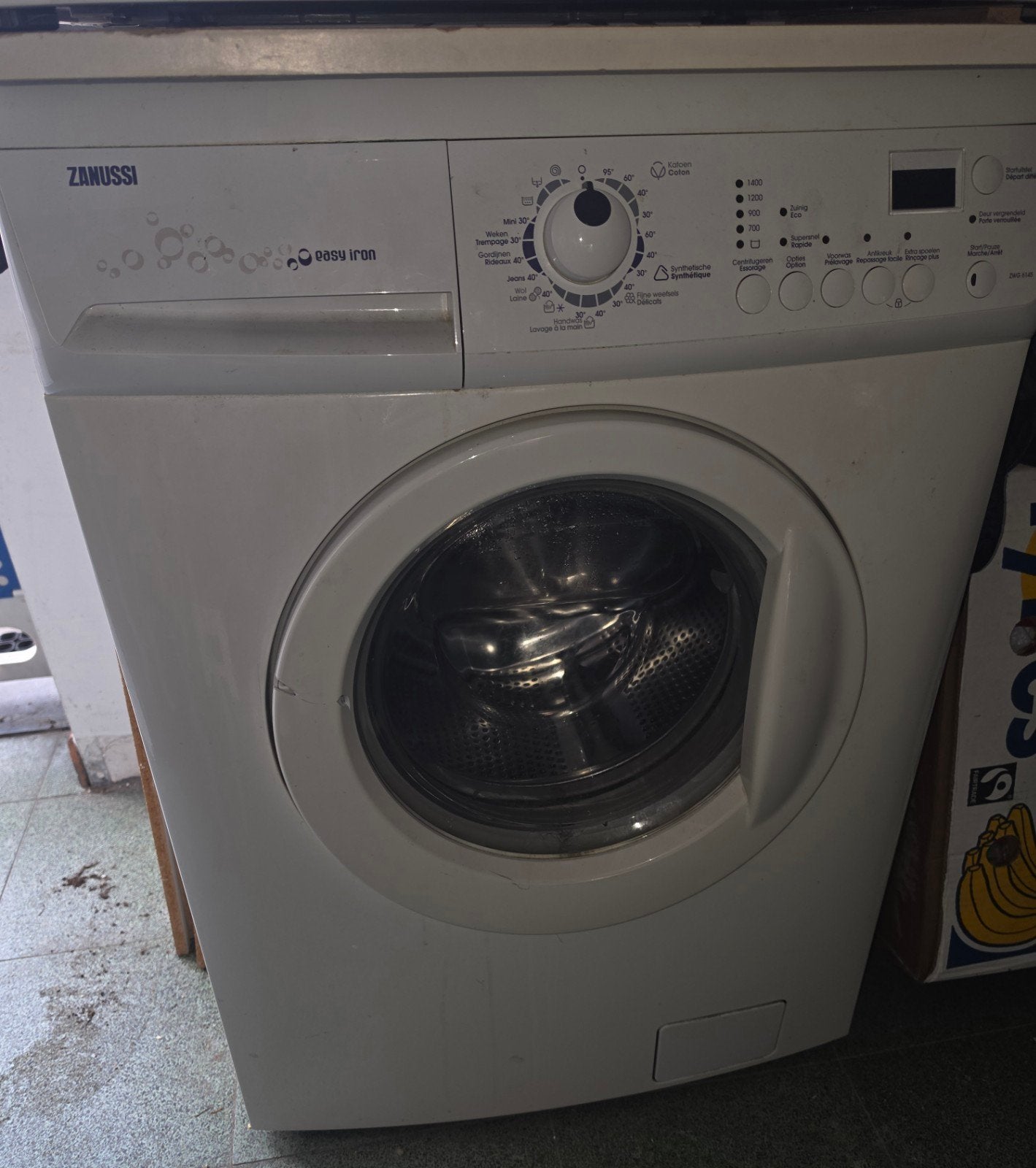 Zanussi Easy Iron Wasmachine, Ophalen, Gebruikt, 85 tot 90 cm, 1200 tot 1600 toeren