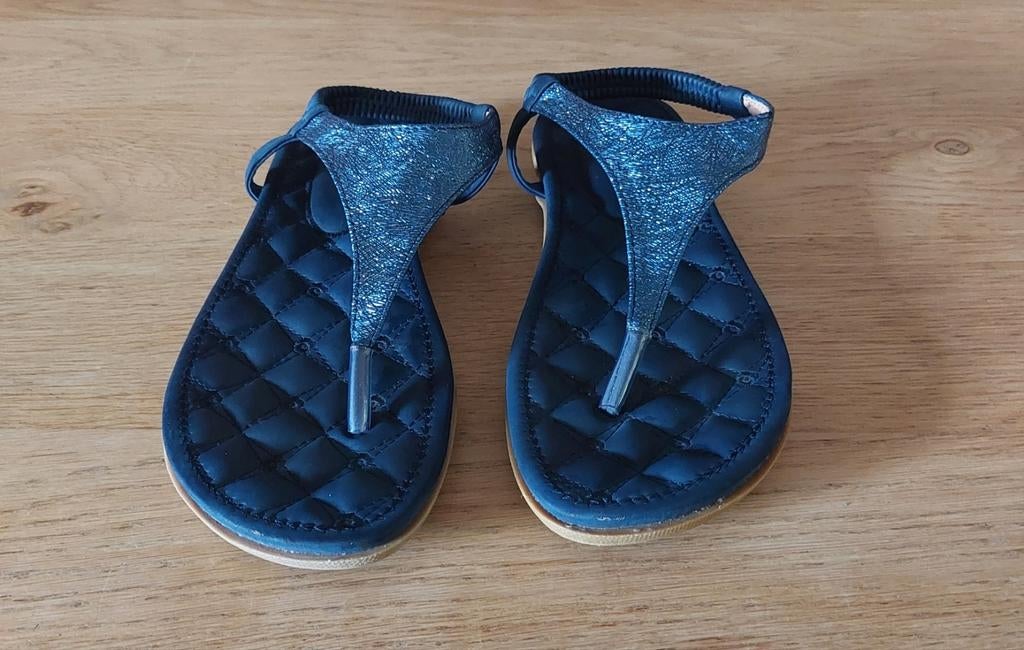 Comfortabele blauwe sandalen van Kelly-jo  - Maat 42, Kleding | Dames, Schoenen, Ophalen, Blauw, Kelly-jo, Sandalen of Muiltjes