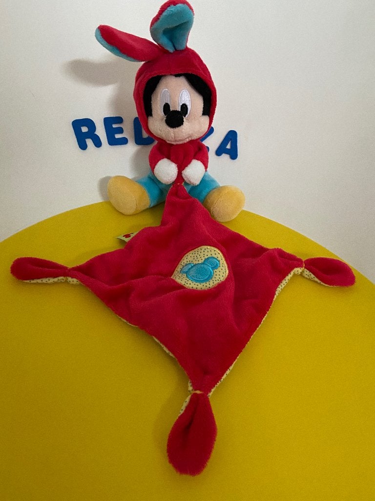 K2195 nicotoy doekje Mickey mouse met doekje, Ophalen of Verzenden, Zo goed als nieuw, Overige typen