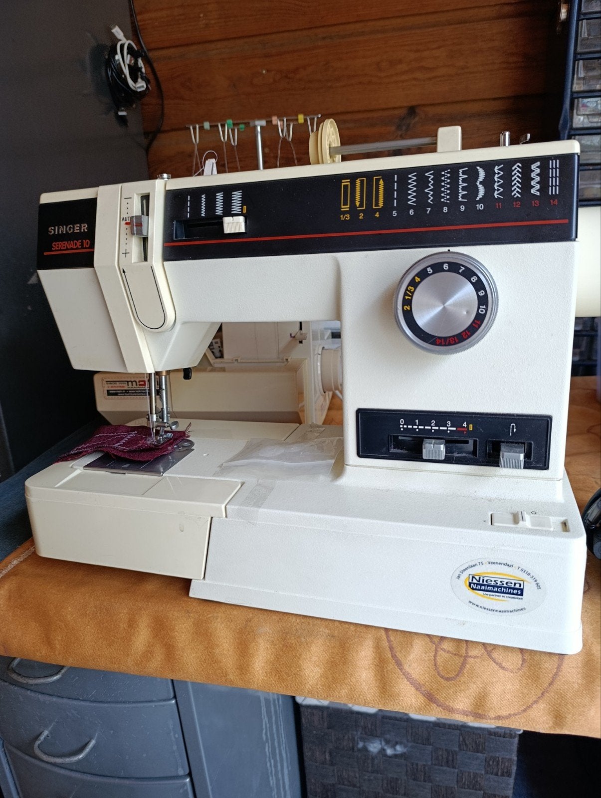 Singer naaimachine, Hobby en Vrije tijd, Naaimachines en Toebehoren, Ophalen of Verzenden, Zo goed als nieuw, Naaimachine, Singer