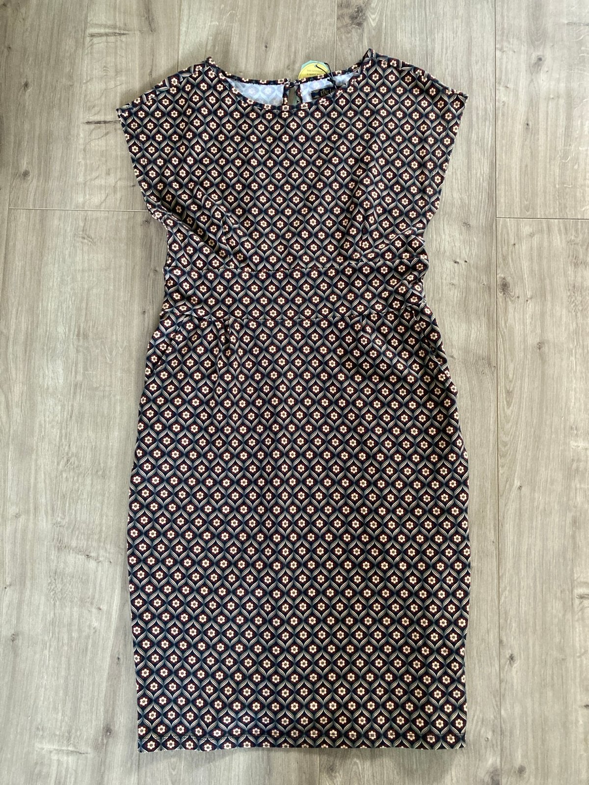 King Louie Rose Dress Sirocco Zwart Maat M Nieuw, Kleding | Dames, Maat 38/40 (M), Zwart, Nieuw, Ophalen of Verzenden