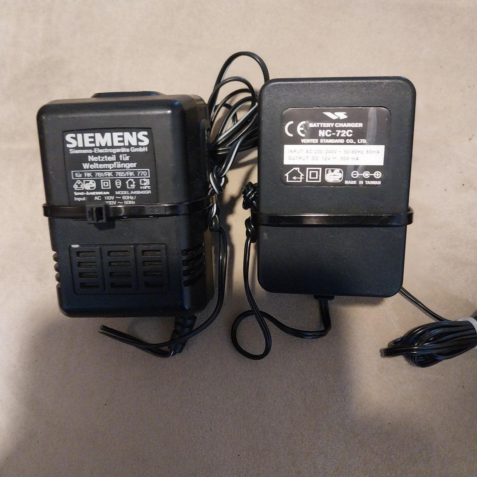 Siemens Netvoeding & Vertex Acculader NC-72C, Ophalen of Verzenden
