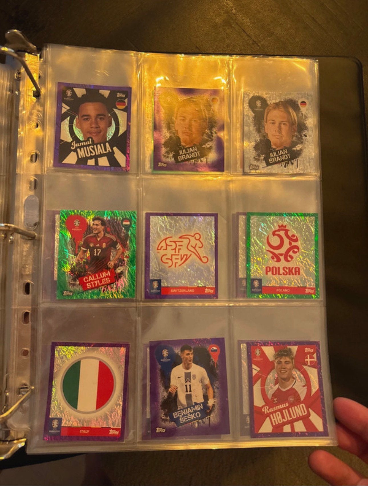 Topps Euro 2024 Parallel stickers, Ophalen of Verzenden, Zo goed als nieuw, Sport
